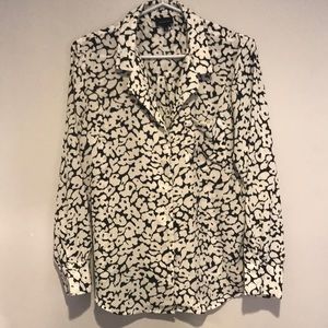 WHO WHAT WEAR Printed Blouse L